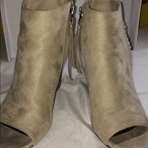Cato Tan Fringe booties